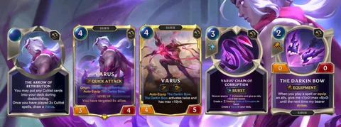 Varus Main Cards