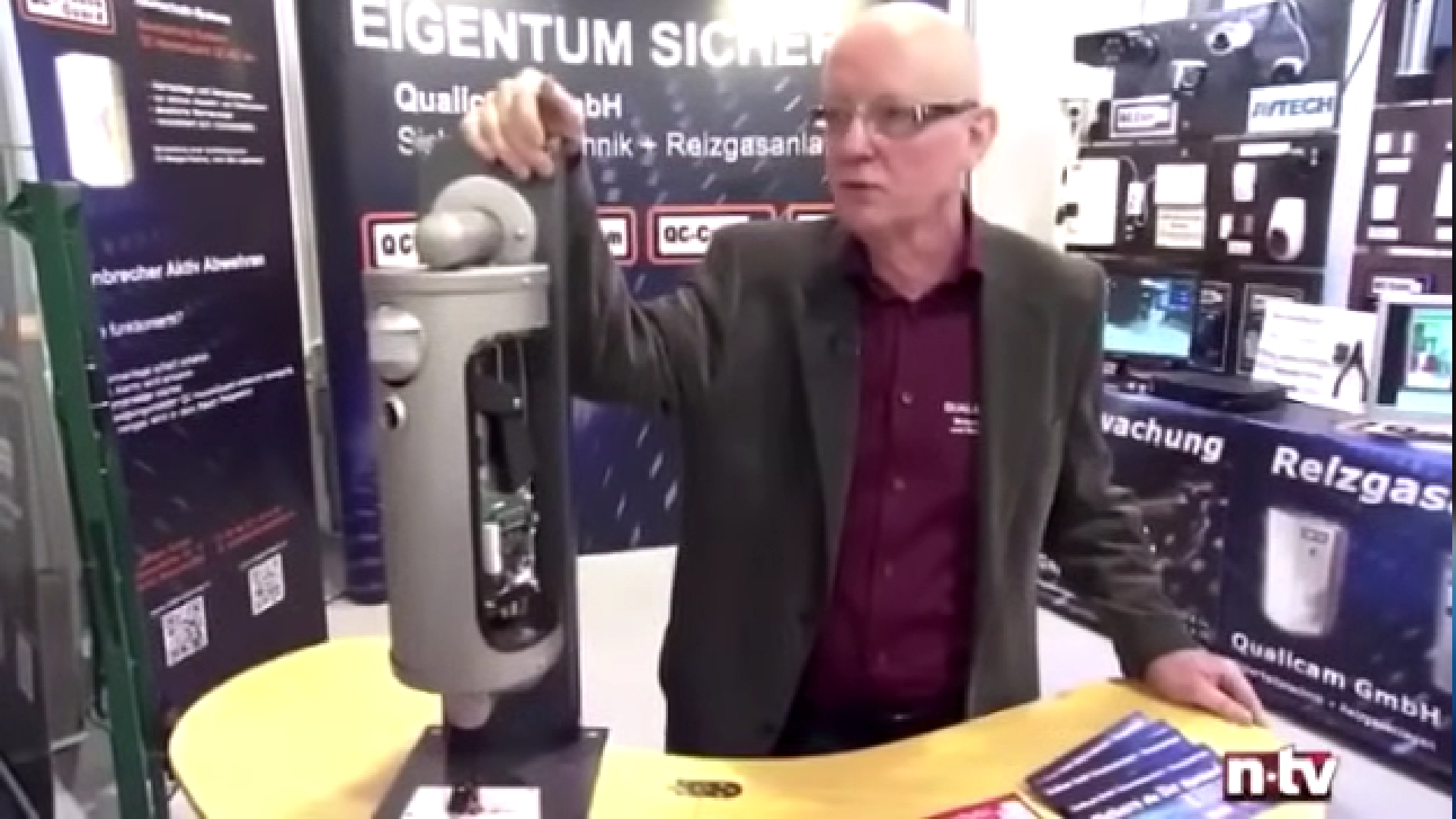 Verlassen Sie den gesicherten Bereich