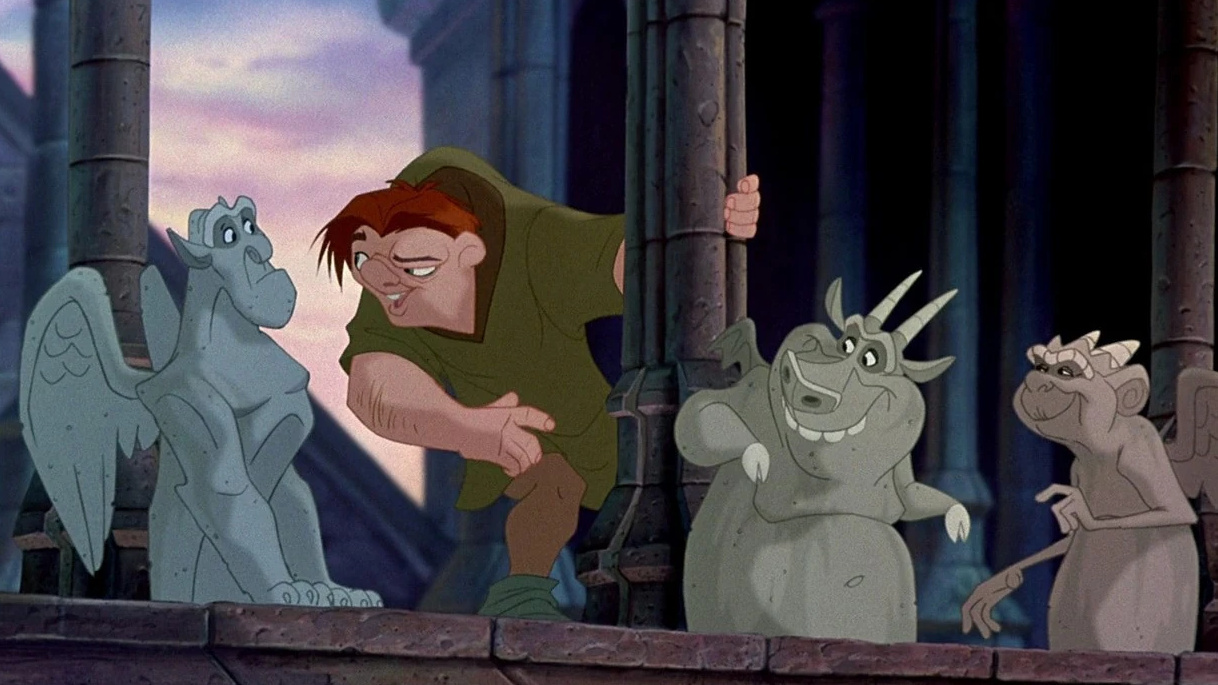 Victor Hugo and Laverne The Hunchback of Notre Dame 1996