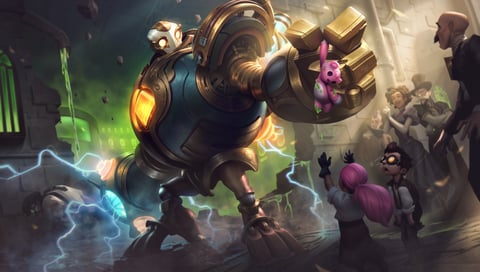 Peau de blitzcrank victorieux