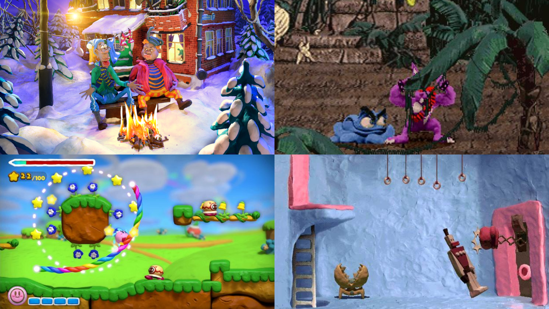 Video game styles Claymation