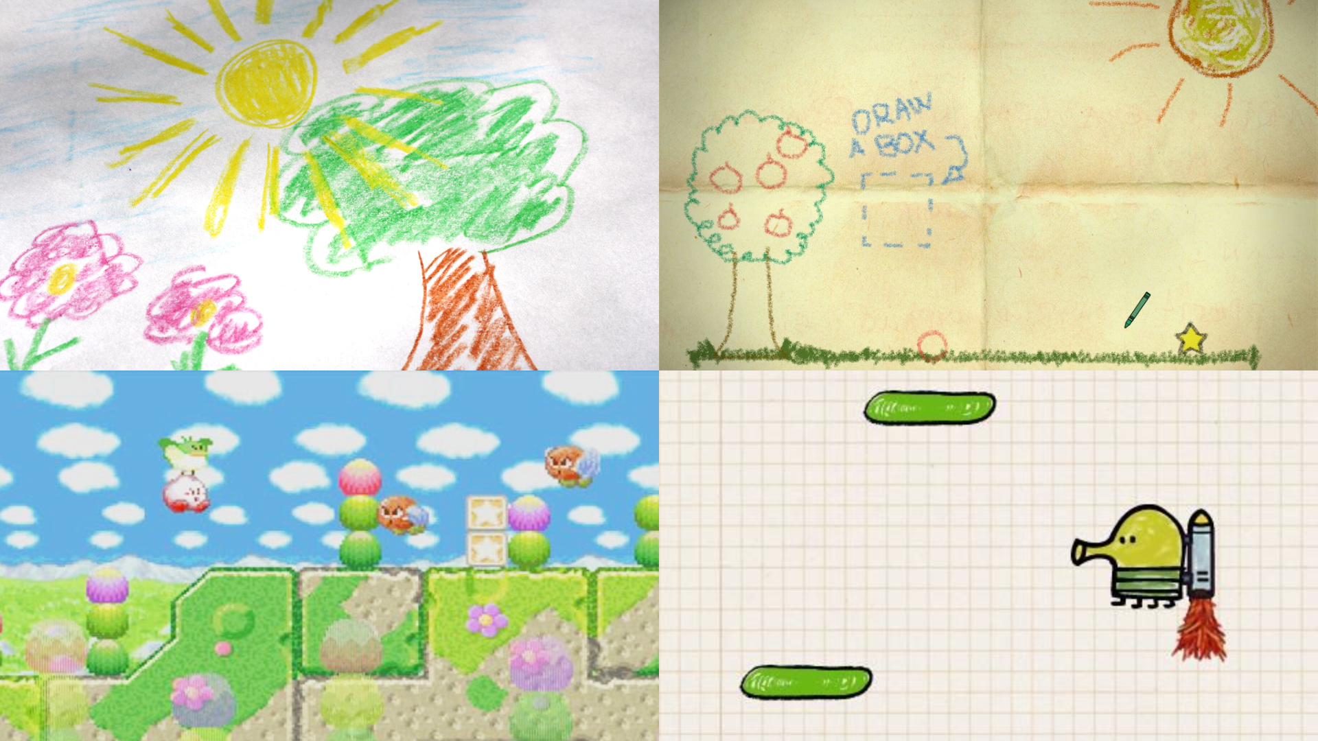 Video game styles Crayon