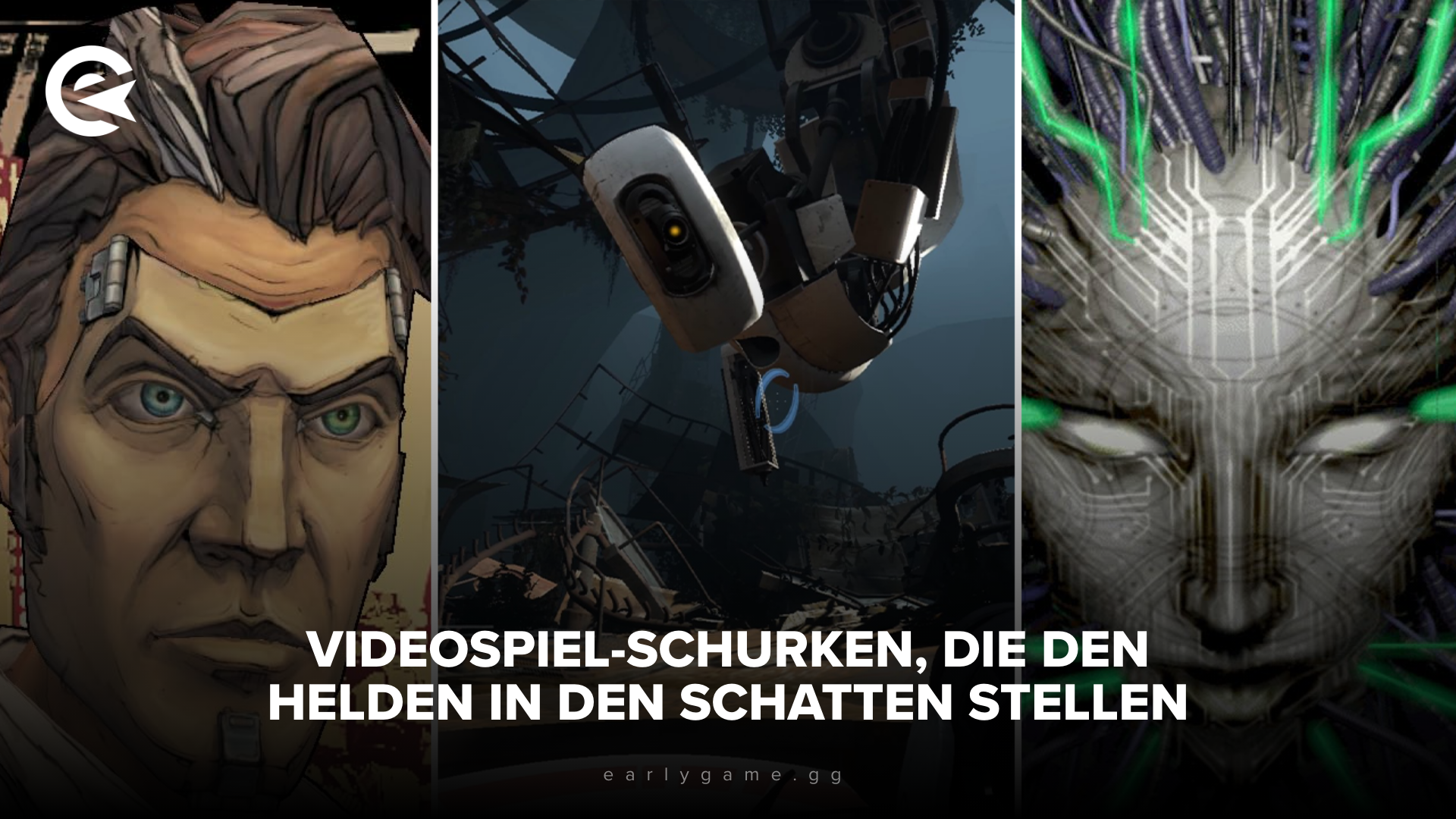 Videospiel Schurken die den Helden in den Schatten stellen