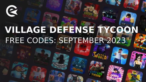 Village Defense Tycoon codes september 2023
