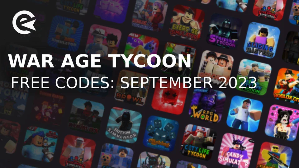 War Age Tycoon Codes December 2023 - RoCodes
