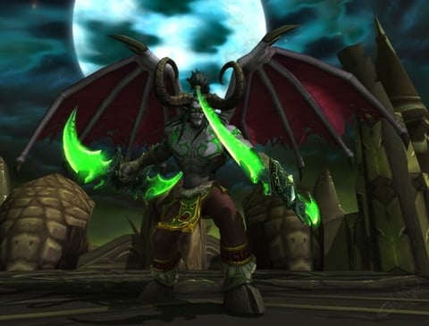 Warcraft Demon hunter Illidan At the Black Temple in Outland dwelled the Betrayer XI