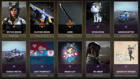 Warzone Bundles Mara Kawaii Cat