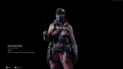 Warzone Hottest female Skins Portnova Shadow Skin