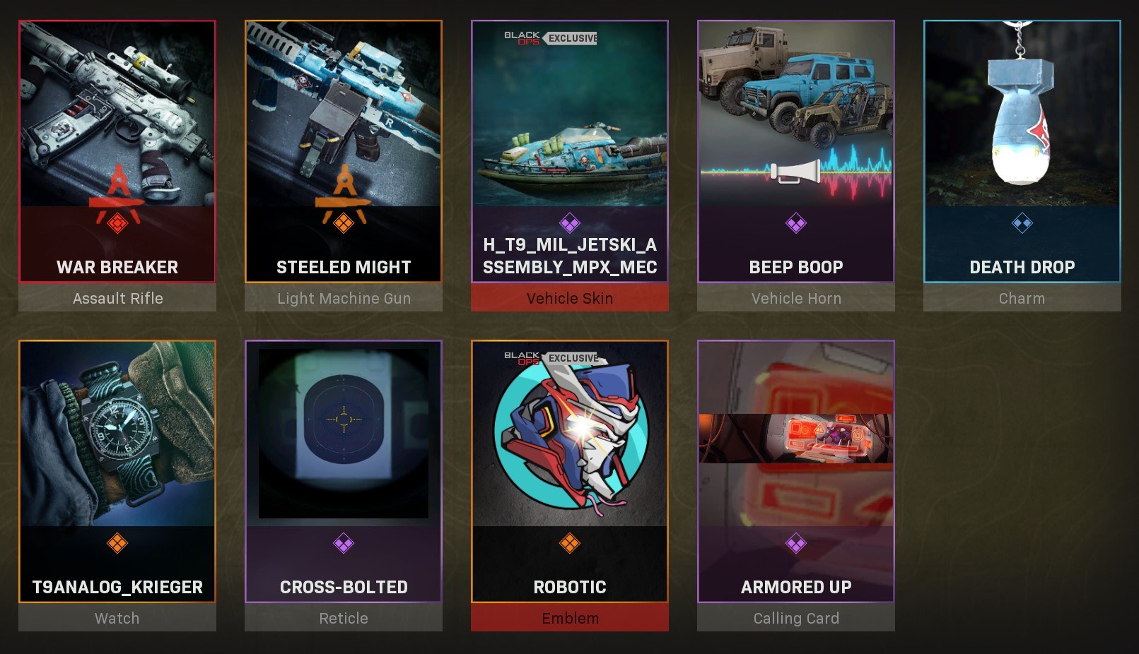 Warzone bundles Mchanized Fury