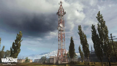 Warzone telephone tower