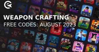 Weapon Crafting simulator codes august 2023