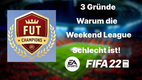 Weekend League FIFA 22 Bad schlecht Division Rivals