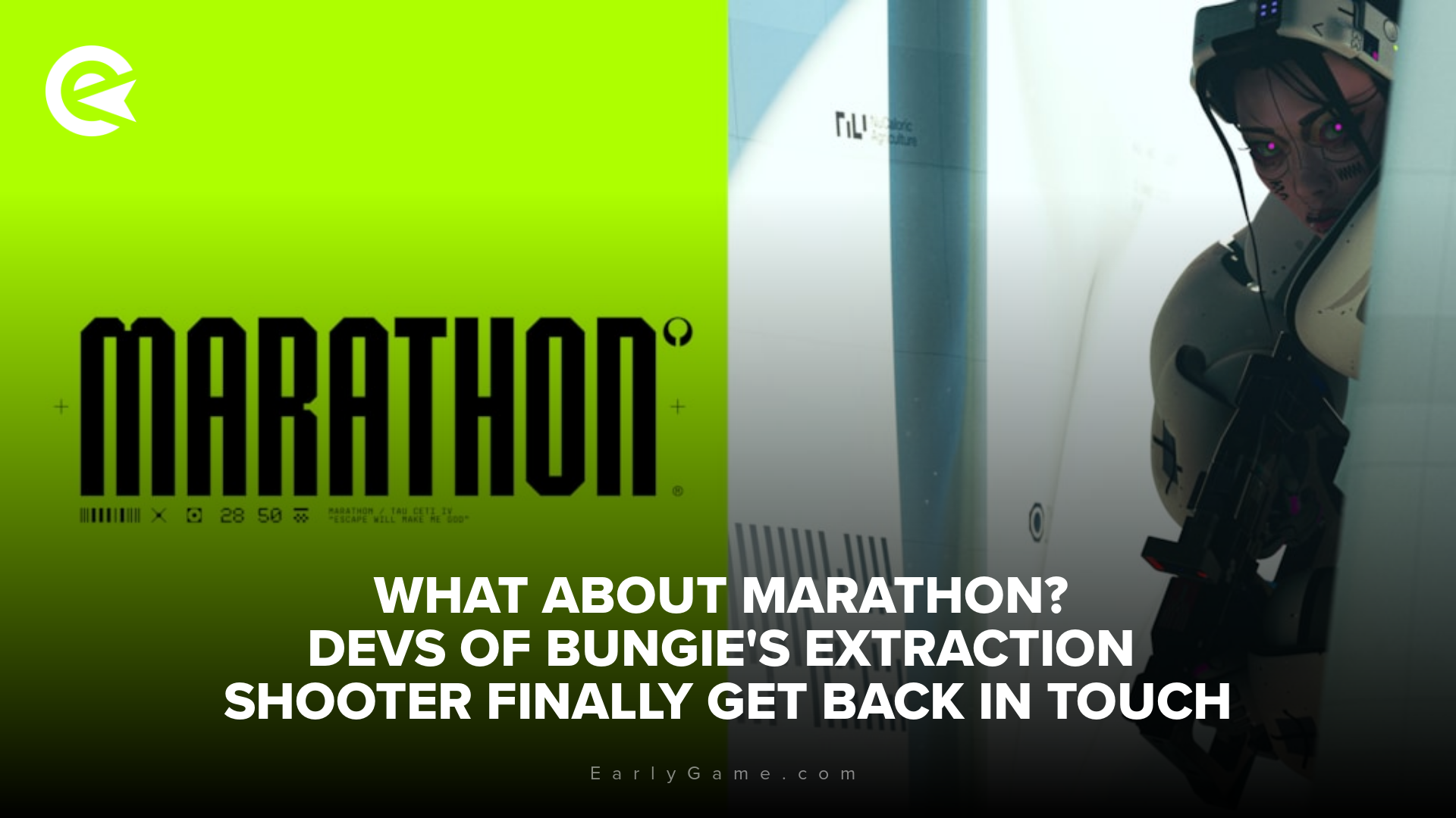 What about Marathon Devs of Bungies Extraction Shooter finally get back in touch