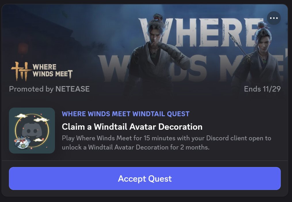 Where Winds Meet Discord Q Uest Windtail Avatar