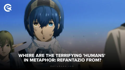 Where are the terrifying humans in Metaphor Re Fantazio from 2