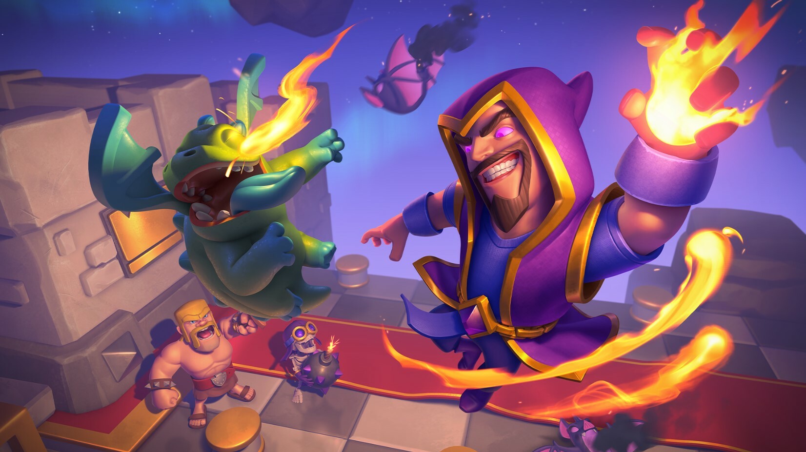 Wizard Evolution Clash Royale