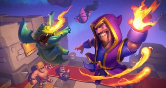 Wizard Evolution Clash Royale