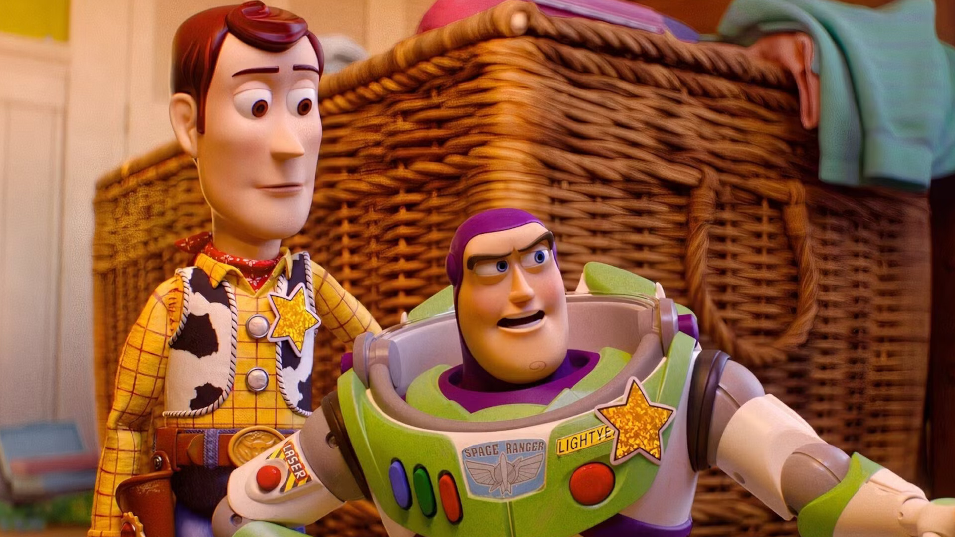 Woody and Buzz Lightyear Toy Story Franchise