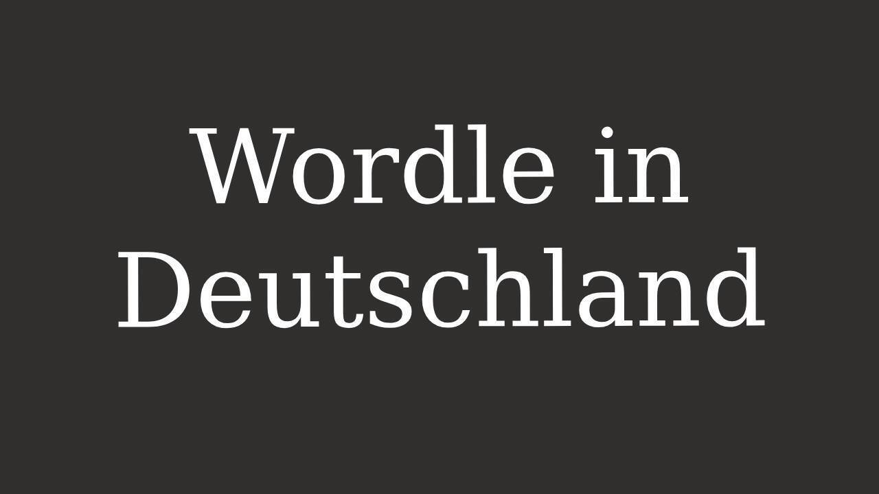 Wordle auf Deutsch