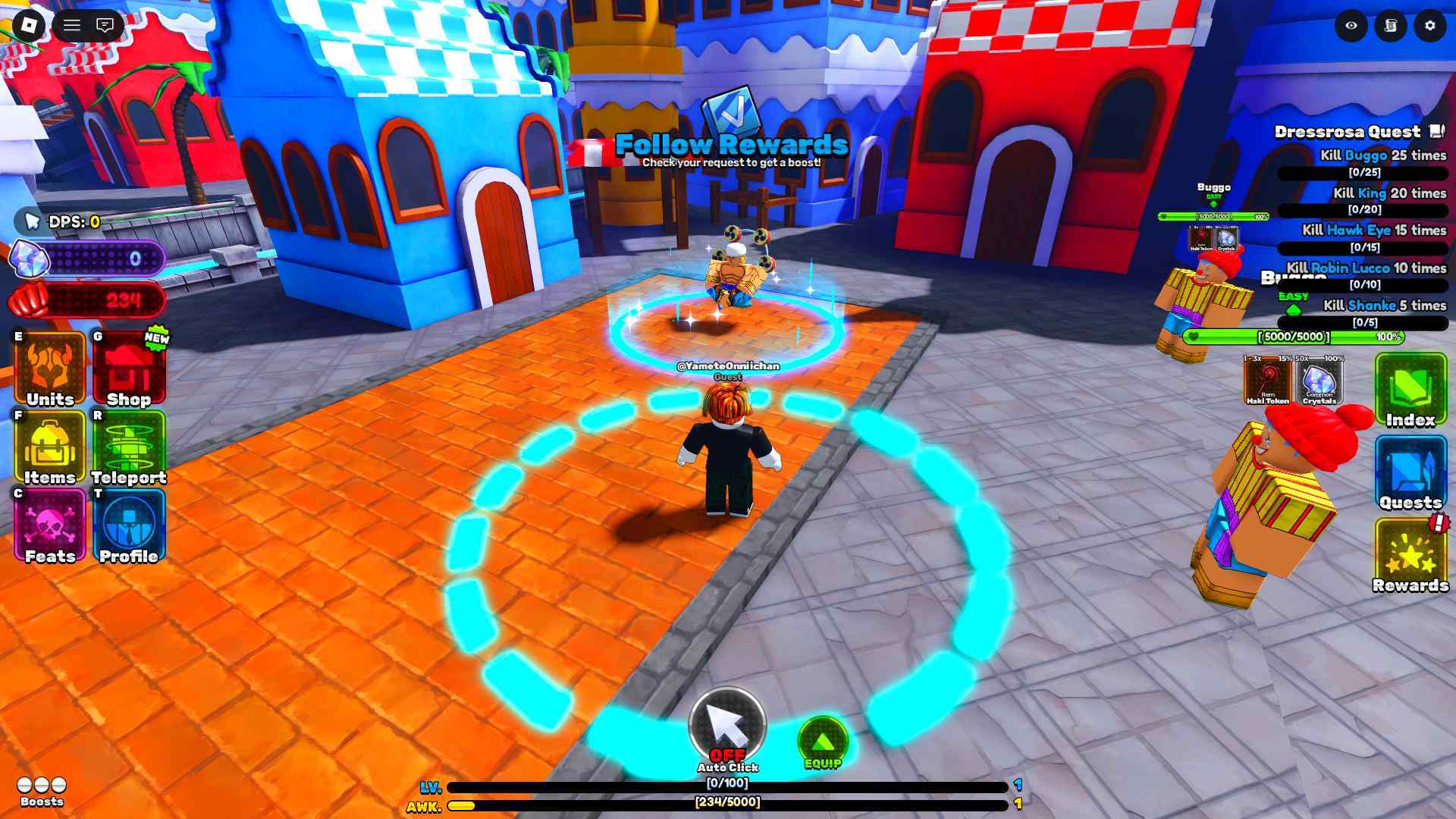 World Fighters Group Rewards