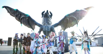 Worlds 2020 Dragon Cosplay