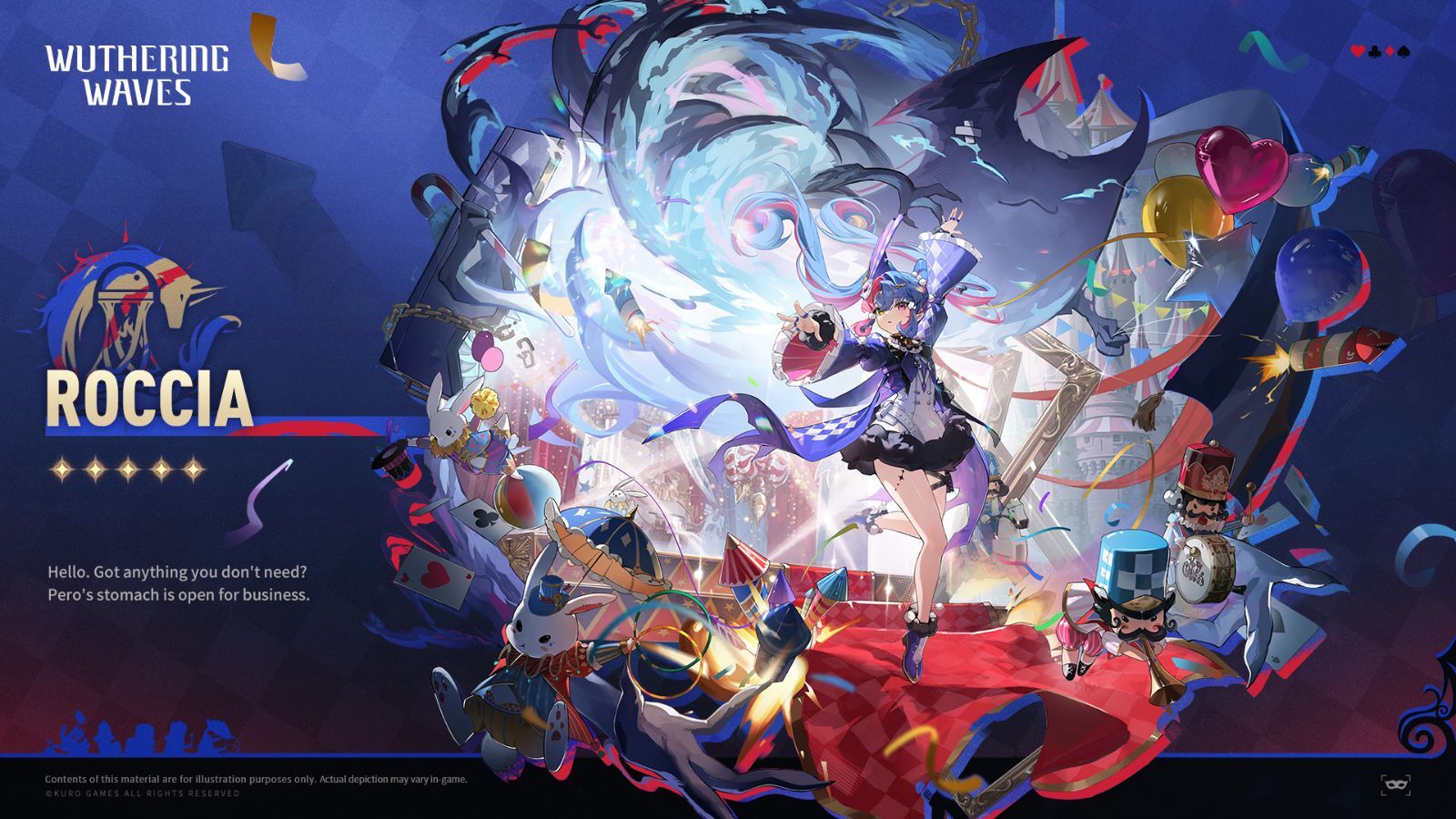 Wuthering Waves Roccia character card