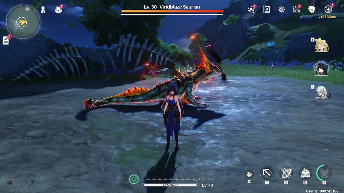 Wuthering Waves Viridblaze Saurian boss