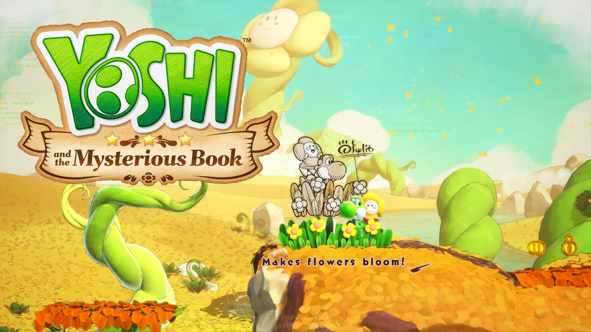 Yoshi and the Mysterious Book Screenshot