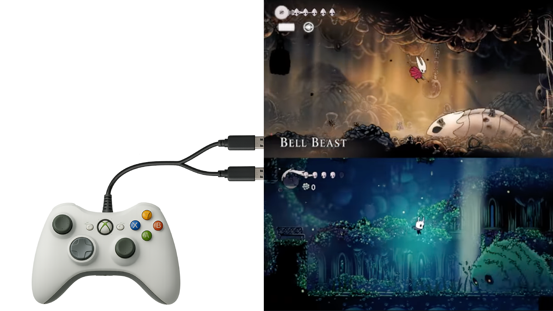 You Tuber zwei hollow knight bosse gleichzeitig