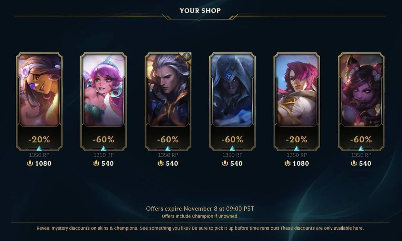 Your Shop League of Legends