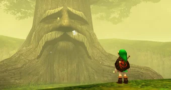 Zelda Ocarina of Time Deku Tree