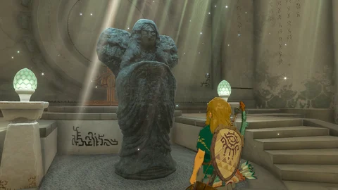Zelda Tears of the Kingdom Goddess statue