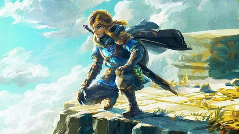 Zelda Tears of the Kingdom Keyart Link