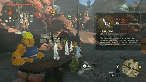 Zelda totk goron diamonds