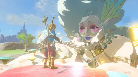 Zelda totk great fairy kiss
