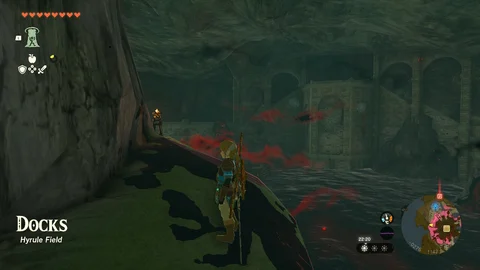 Zelda totk hylian shield cave