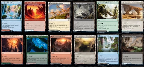 Zendikar lands mtg