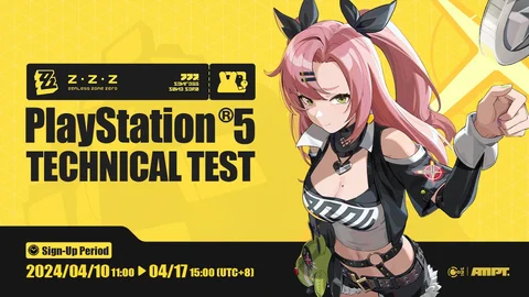 Zenless Zone Zero PS5 Technical Test Sign Up Period