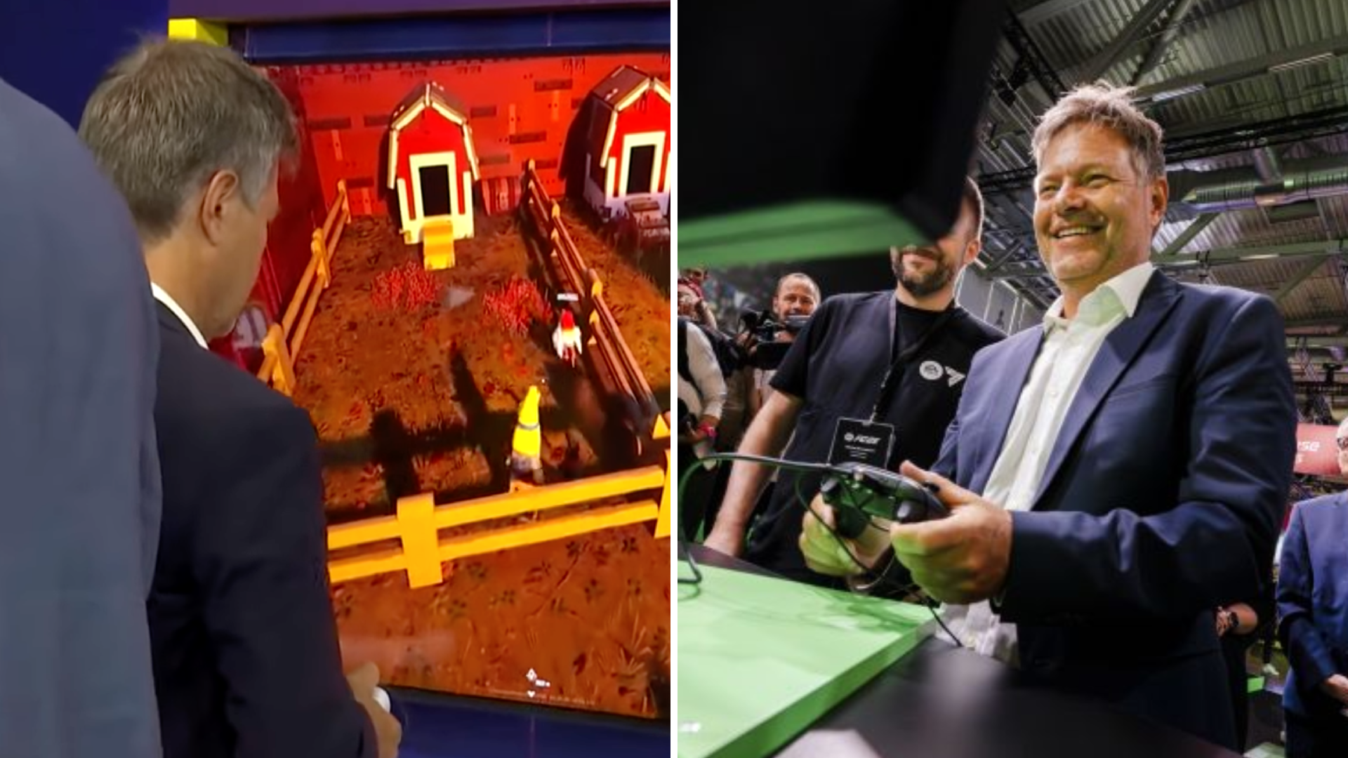Zockende Politiker Habeck