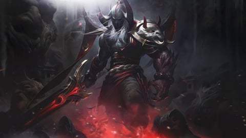 aatrox بلڈ مون کی جلد