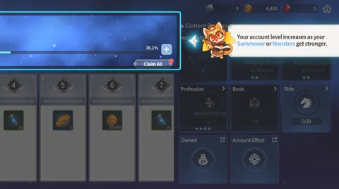 Account level 3