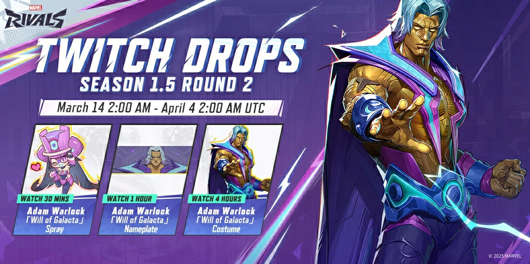 Adam warlock twitch drops