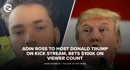 Adin ross trump thumbnail