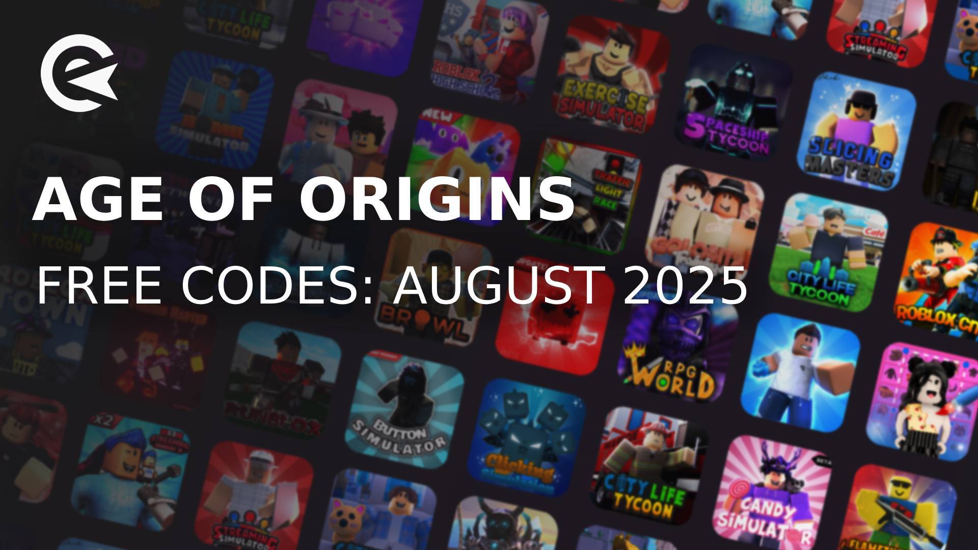 Age of origins codes august
