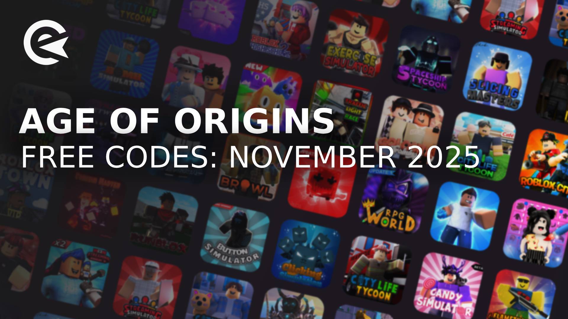 Age of origins codes nov 25