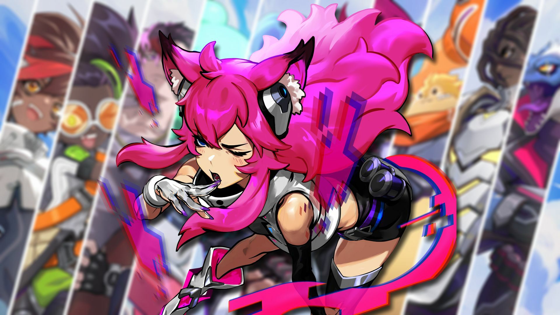 Aimi character art omega strikers