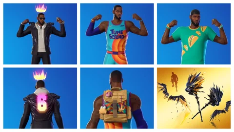 All lebron james fortnite skins