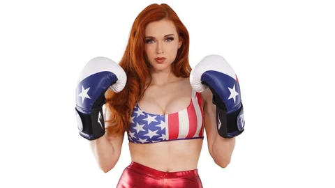 Amouranth boxing