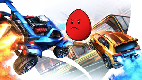 Angry egg rocket league sticker