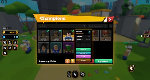 Anime champions roblox 9